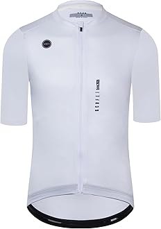 GCRFL Cycling Jersey Set Shorts Sleeves Bike Jersey Mens Bib Shorts High Density Pad, Lightweight PRO Race Fit Zipper Pocket