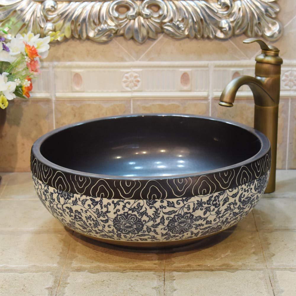 Buy YYZD® Countertop Basin Art wash basin ceramic countertop wash basin