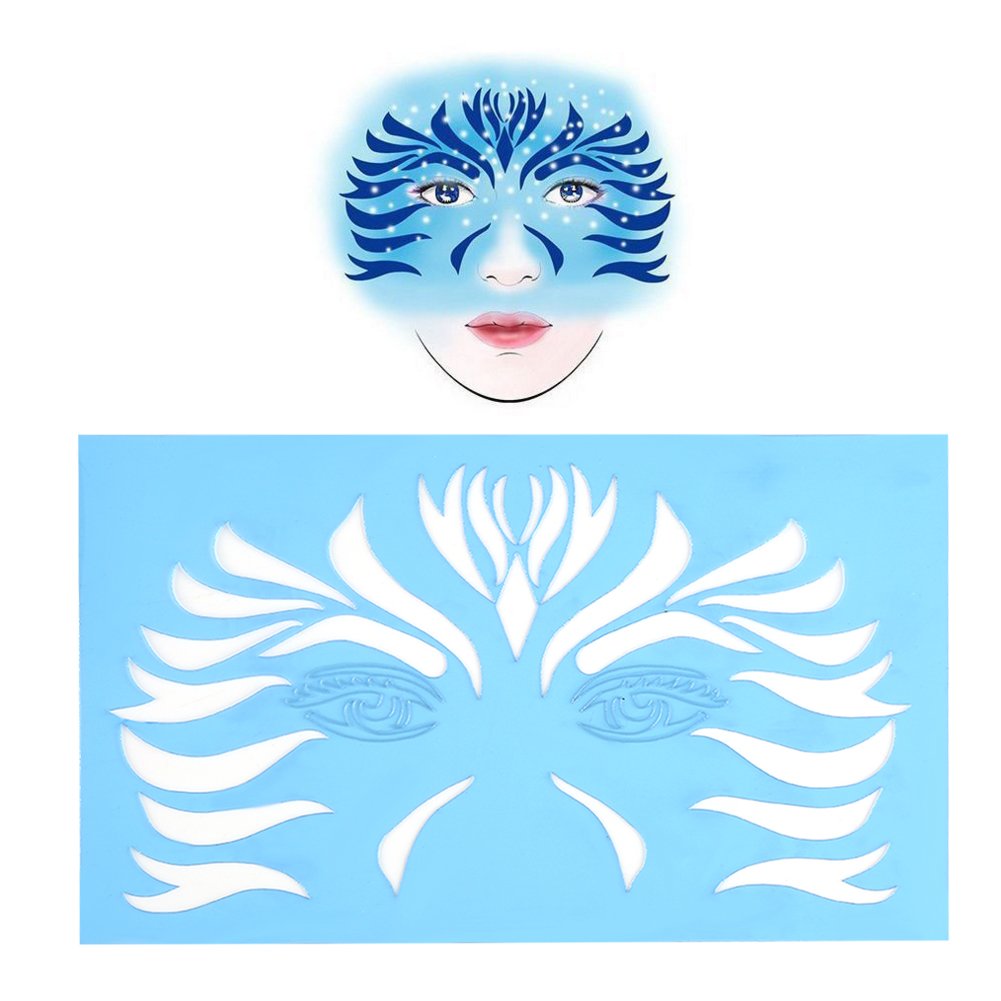 Salmue Face Painting Stencils, Face Paint Stencils for Kids and Adults