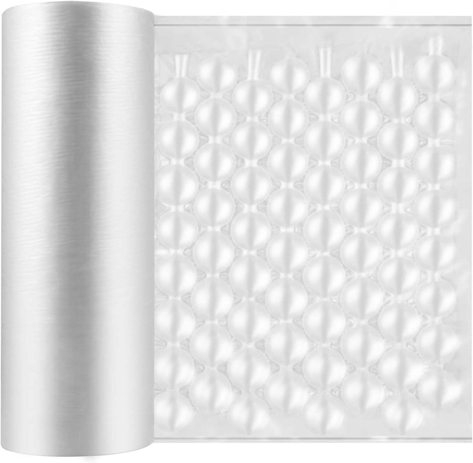 Happybuy Air Cushion Film, 984Ft Length Air Pillow Bubble Bags Film, 16 Inch Width Film, Roll Bubble Bags Film for Wrap Machine