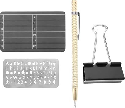 1 Set Seed Phrase Metal Plate - Secure Up to 24 Words - Backup Compatible with Hardware Wallets - Fireproof Secure Wallet Organizer for Password Management Black