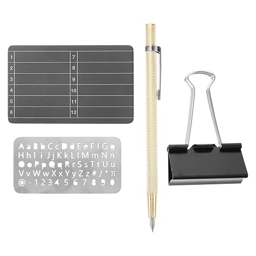 1 Set Seed Phrase Metal Plate - Secure Up to
