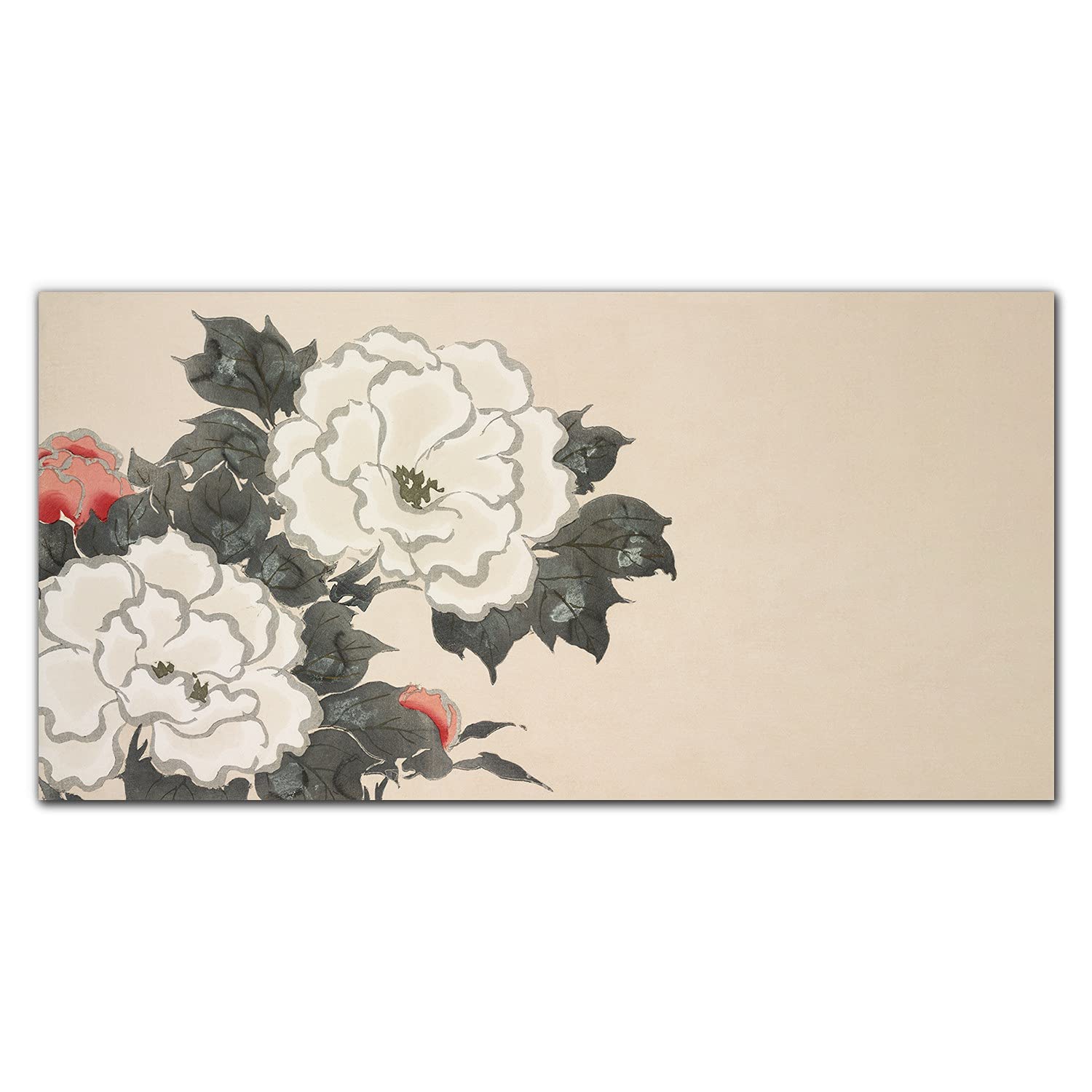 Dosseret en verre trempé anti-taches pour protéger le mur de cuisine 120x60cm fleurs