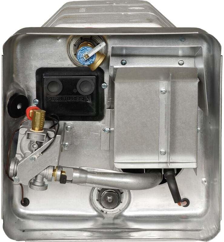 New Surplus RV Tank Water Heater RTPSW6D – 6 gallon Porcelain Lined Steel Tank with Direct Spark Ignition (DSI) RTP-5238A