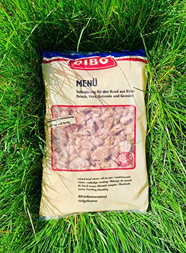 DIBO Menü Vital, 3 x 2.000g-Beutel, Tiefkühlfutter, gesunde, natürliche Ernährung für Hunde, Hundefutter, Barf, B.A.R.F.