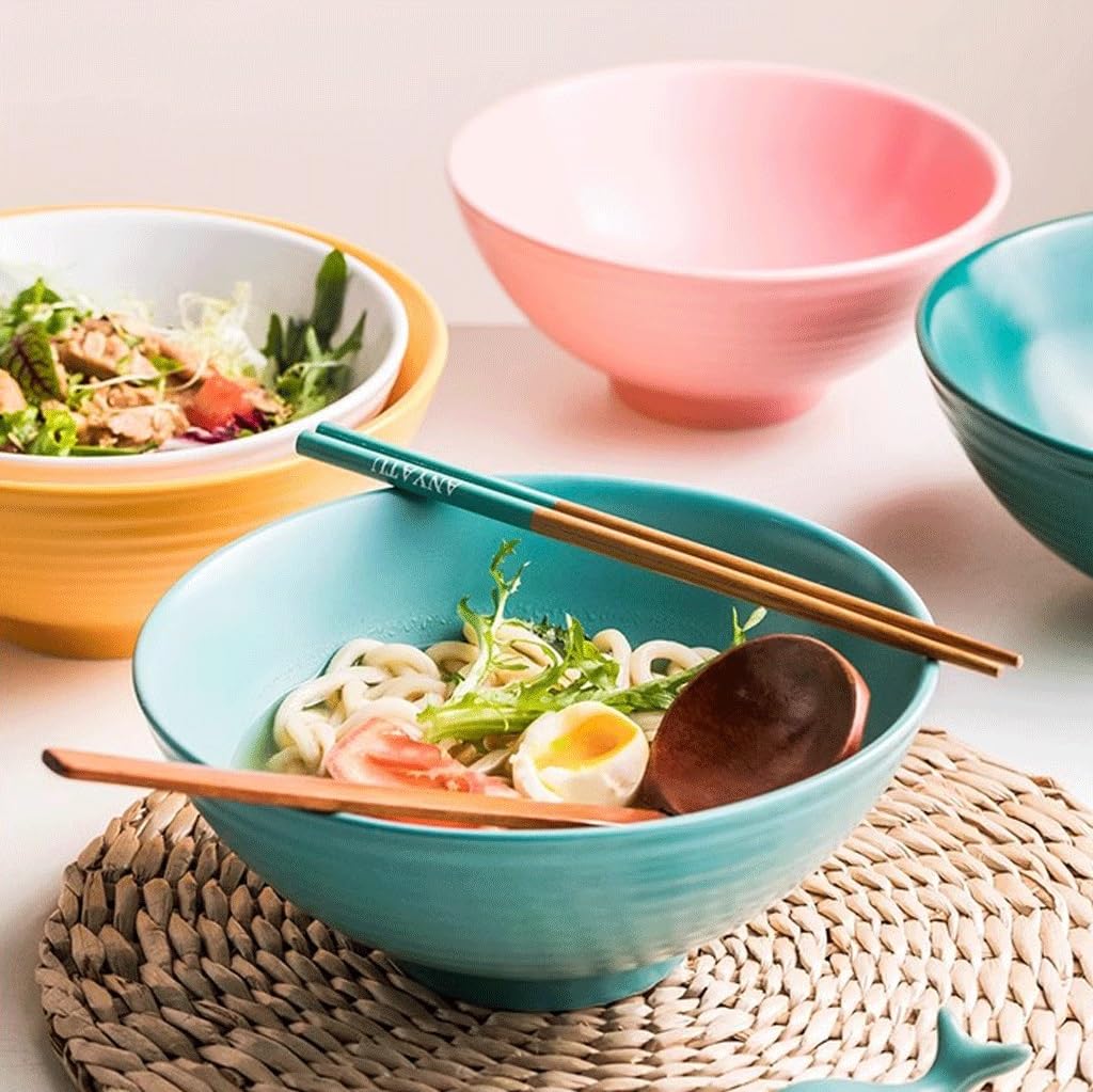 Miski do zupy Ramen miska na makaron ceramiczna kreatywna duża miska na zupę domowa salaterka miska ceramiczna duża miska miska na kolację (4)
