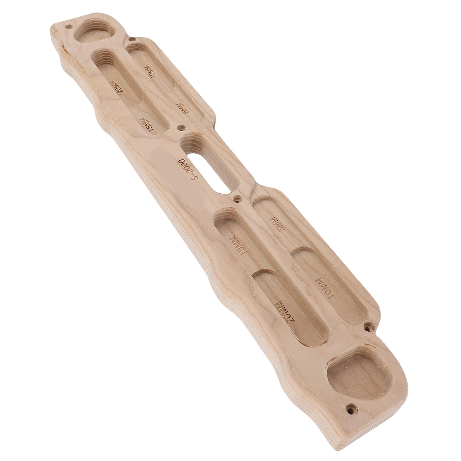 Cryfokt Klettern Hangboard, Tragbarer Effektiver Kletterstärkebauer, Holztraining Fingerbrett, Hangboard Klettern Sie Kletterwand für Krafttraining zu Hause Fitnessstudio