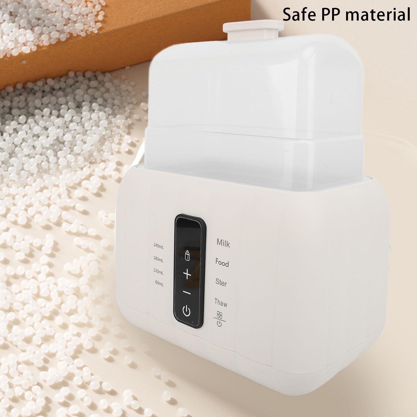 Acouto Calentador de Biberones Rápido Calentador de Leche Multifuncional Se Adapta a 2 Biberones 72 Horas Mantener Caliente Control de Temperatura Preciso Apagado Automático para Niños pequeños.