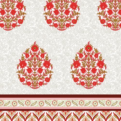 Image of Home Ecstasy 100% Cotton Double Bedsheet with 2 Pillow Covers - (Size 87 x 94 inches, 140 TC, Colour - Red)