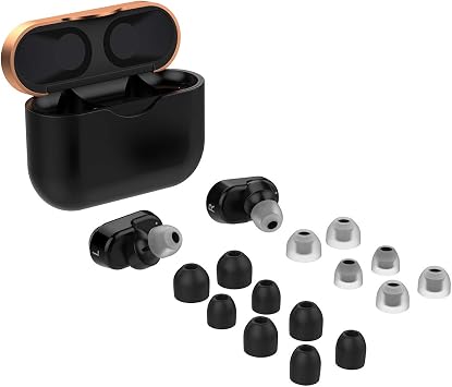 INF 7 Pairs Replacement Ear Tips for Sony WF-1000XM3/WF-1000XM4/WF-1000XM5, Set of Silicone Eartips for Earbuds Headphones, Comfortable and Secure Fit
