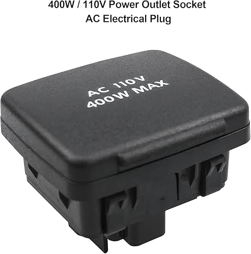 Miniatura 4 de Enchufe de toma de corriente trasera de consola central para Ford F150 2015 2016, 110 V 400 W AC Socket Asamblea Reemplazar FL3Z-19N236-A