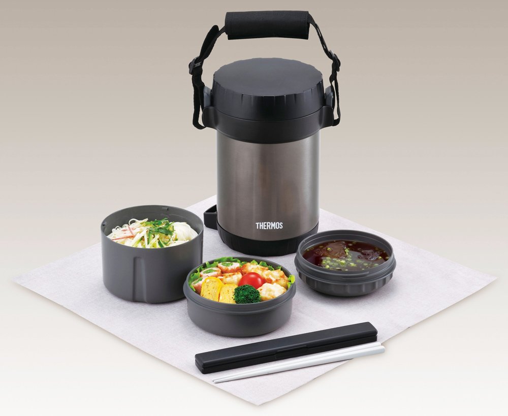 サーモス ステンレスランチジャー 1.1合 ブラック JBE-1600F BK Amazon