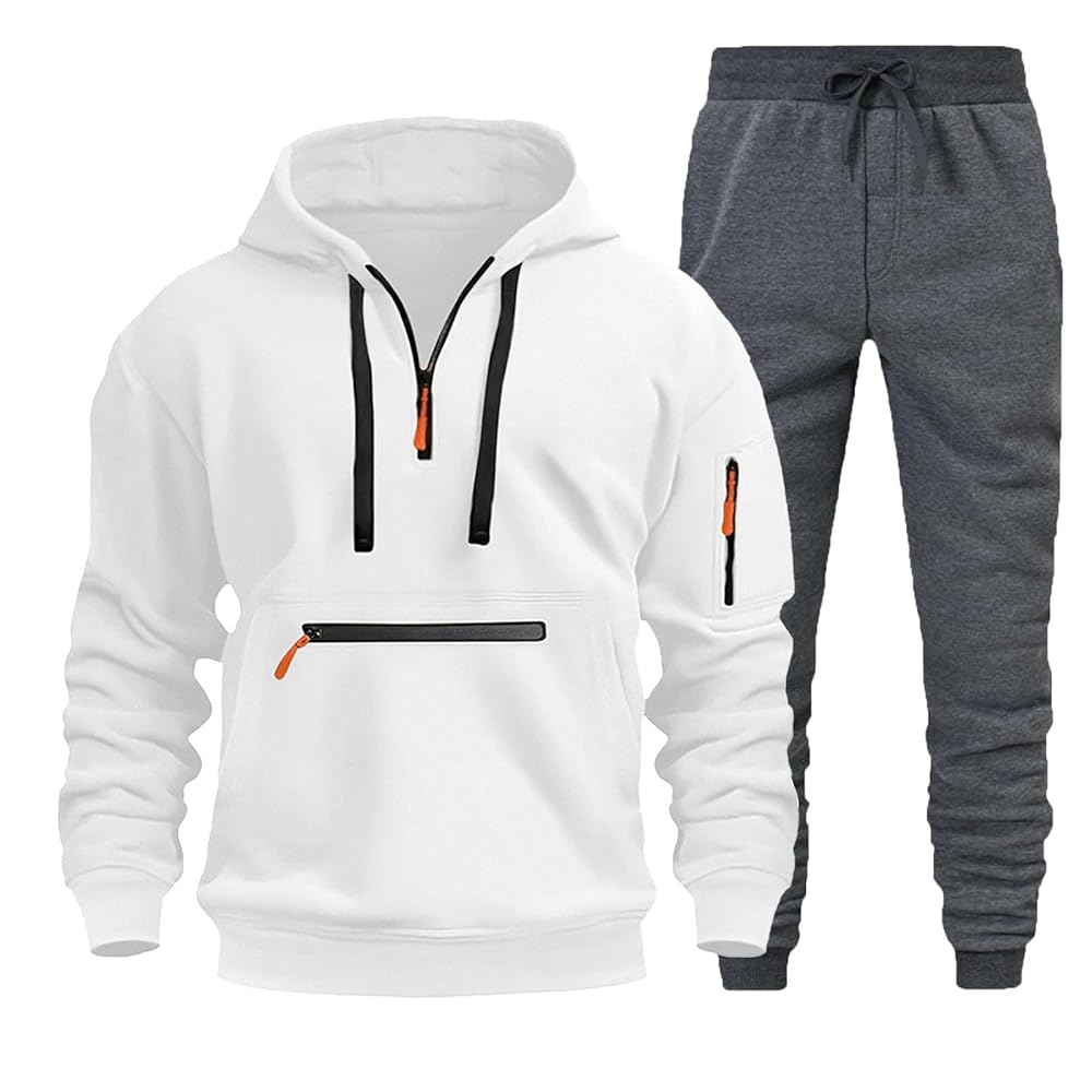 Tuta Uomo Completa Tute Da Uomo In Offerta Jogging Set Tuta Uomo  Traspirante Felpa E Pantalone Fitness Tuta Da Casa Uomo Corsa Hoodie Taglie  Forti Tute Per Casa Da Uomo Invernali Ragazzi