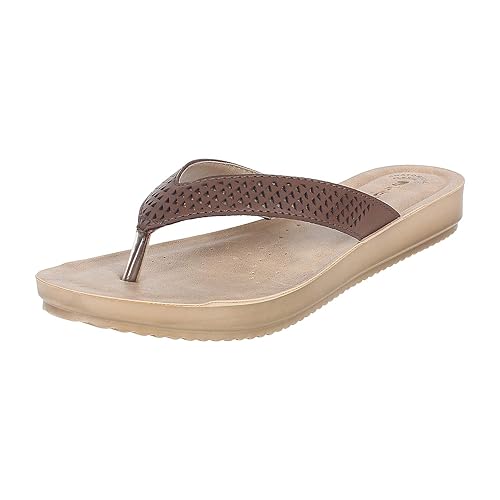 inblu Stylish Fashion Sandal/Slipper for Women | Comfortable | Lightweight | Anti Skid | Casual Office Footwear (BM29_NT)
