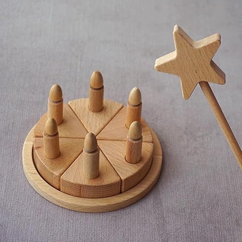 Miniatura 3 de HOMSFOU Juego de comida de juguete para fiesta de cumpleaños