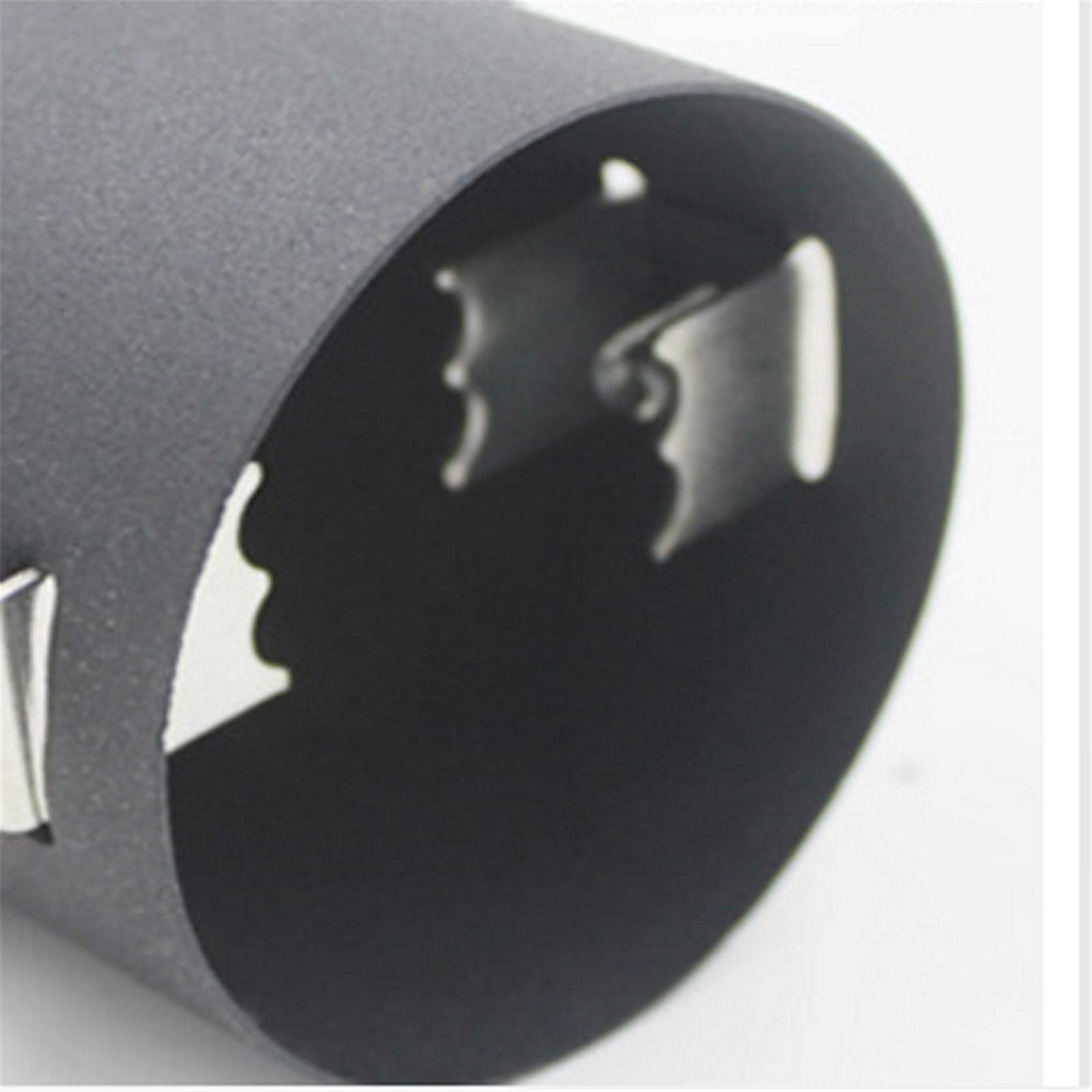 SAXTZDS Universale in Acciaio Inox Auto Tubo di Scarico marmitta Copre Styling, Misura per Jeep BMW Fiat Ford Mercedes Skoda Peugeot Chevrolet