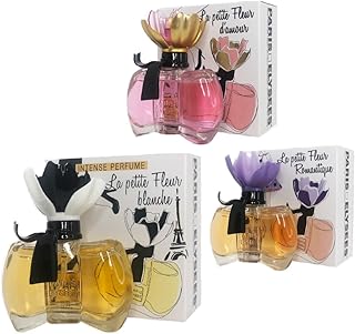 Perfume La Petite Fleur Blanche 100ml + La Petite Fleur Damour 100ml + La Petite Fleur Romantique 100ml Paris Elysees Feminino