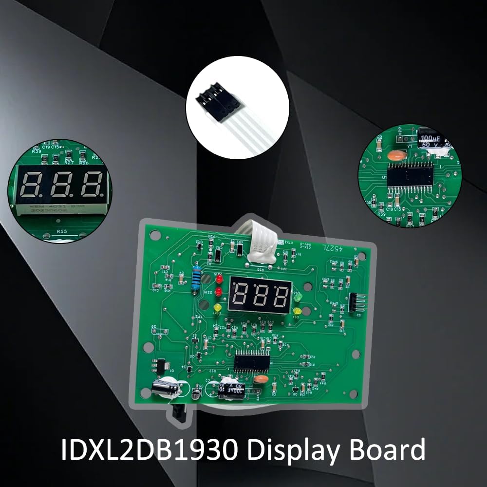 IDXL2DB1930 Display Board & Keypad Assembly for Hayward Universal H-Series Low Nox Heater, Fixes Sb Error & Blank Screens, Fits H250IDL2, H400FDN, H150-H500 FDN/FDP Models