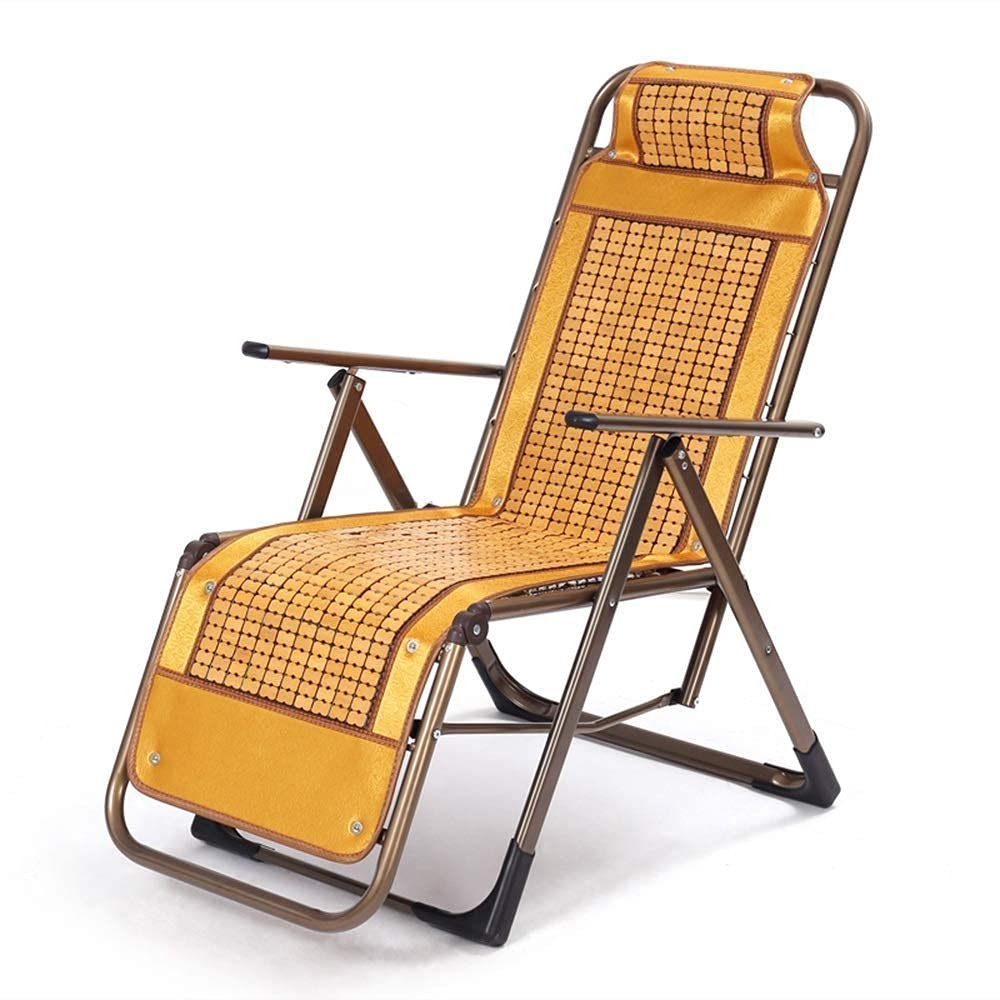Chaise longue à gravité zéro inclinable et réglable avec matelas frais amovible de plage
