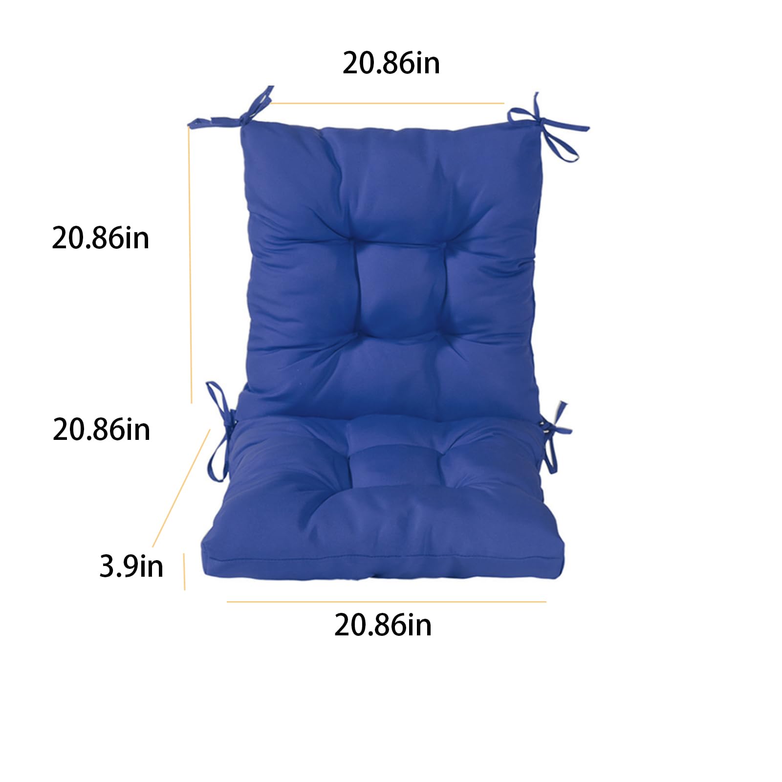 Eoieov Wicker Chair Cushions for Outdoor Furniture Clearance, Rocking Chair Cushions High Back, Thick Patio Chair Pads for Indoor and Outdoor 41.7