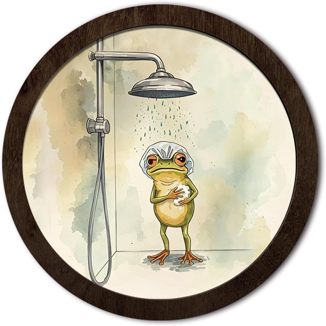 YZSLA Funny Bathroom Wall Art Decor,Kids Bathroom Decor