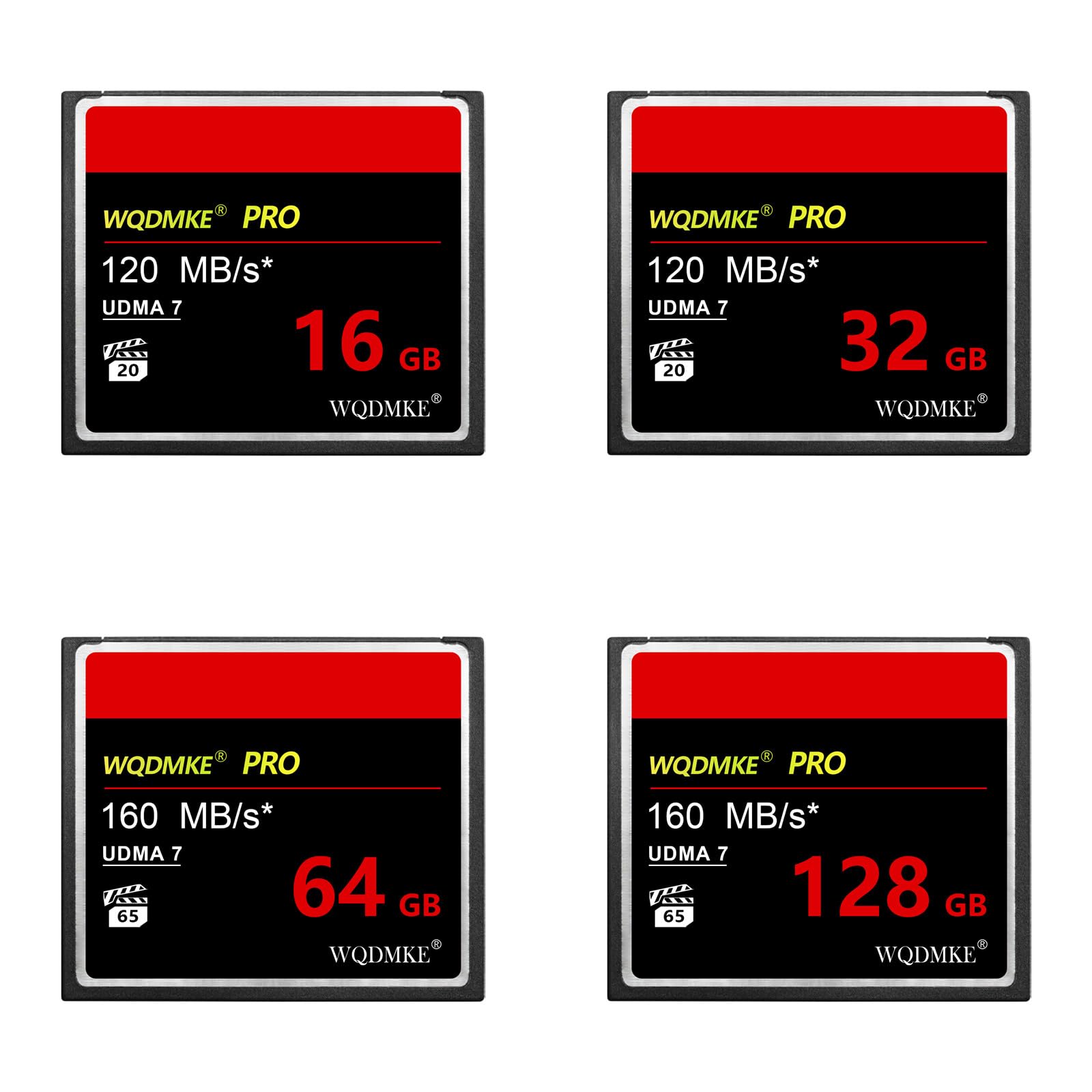 Scheda di memoria flash compatta da 16 GB, velocità UDMA fino a 60 MB/s CF