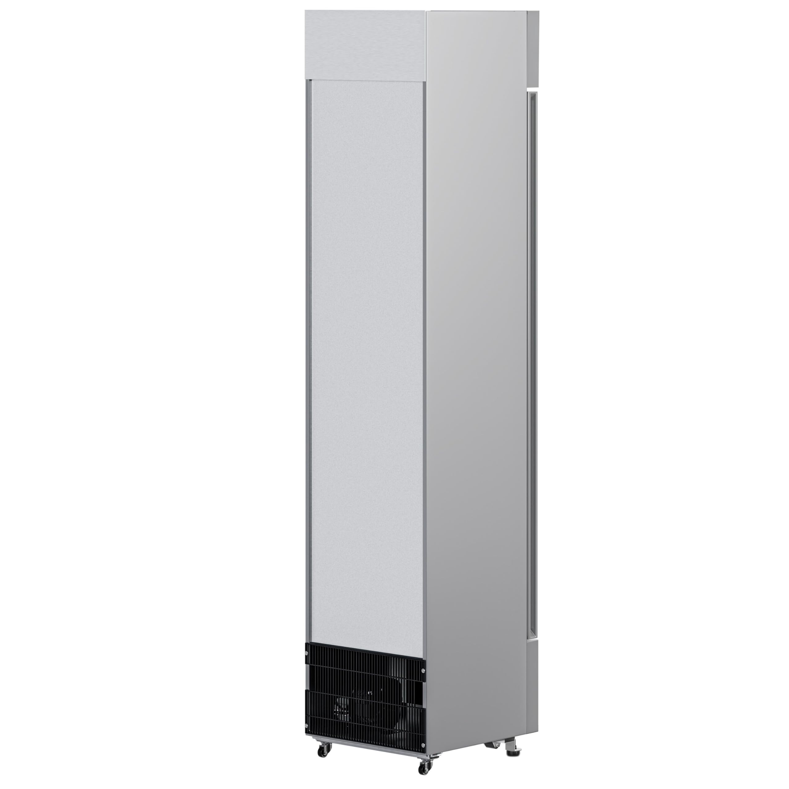 GGM Gastro | GK175UG | Getränkekühlschrank - 145 Liter - rahmenloses Design - mit 1 Glastür & Werbedisplay