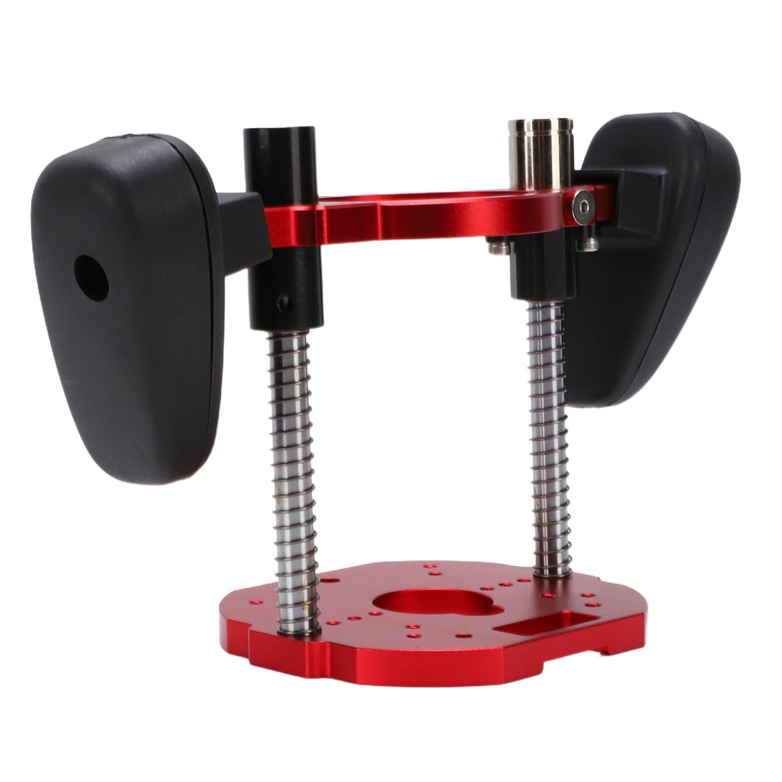 Fockety Podnośnik Routera, Regulowany Skok 40 Mm Podnośnik Stołowy Routera ze Stopu Aluminium, Wytrzymały z rączką Podstawa Mocująca do Obróbki Drewna Przycinanie Wiercenie Rowków