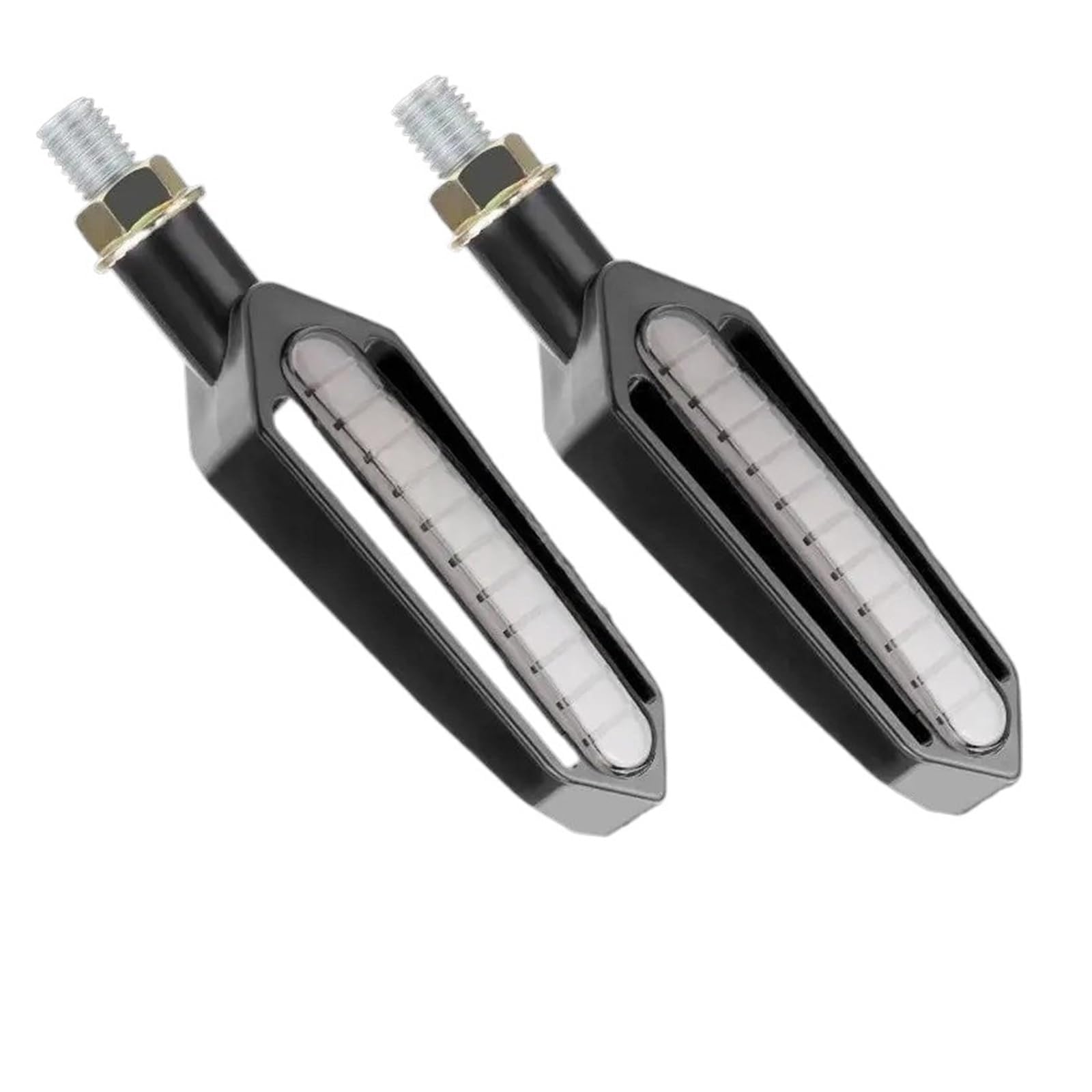 Fanale posteriore per moto Indicatore LED 10mm Moto Luci Per Ambra Anteriore Posteriore Lampeggiatore Fanale Posteriore Fanale Posteriore Bianco DRL Lampeggiatore Rosso