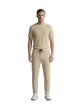 Dollar Men Co-Ord Set | Polyester Trackpants + T-Shirt | Regular Fit, Quick Dry & Breathable | Gym…