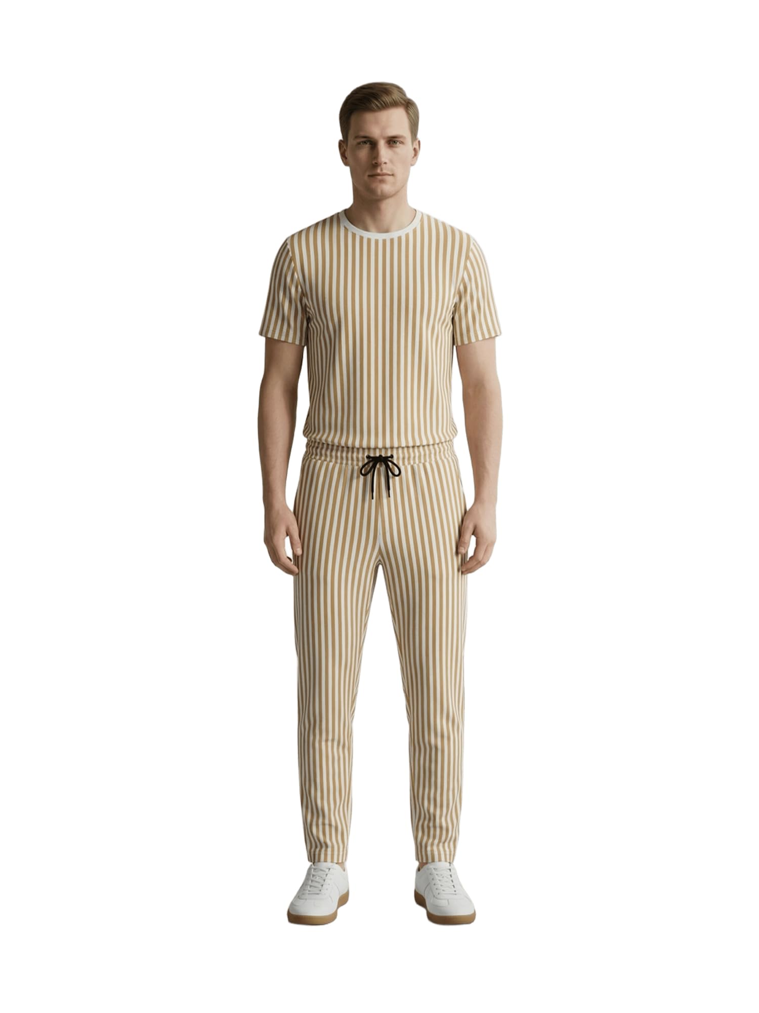 Men Co-Ord Set | Polyester Trackpants + T-Shirt | Regular Fit, Quick Dry & Breathable | Gym, Casual & Sportswear | Pack of 1-image-18
