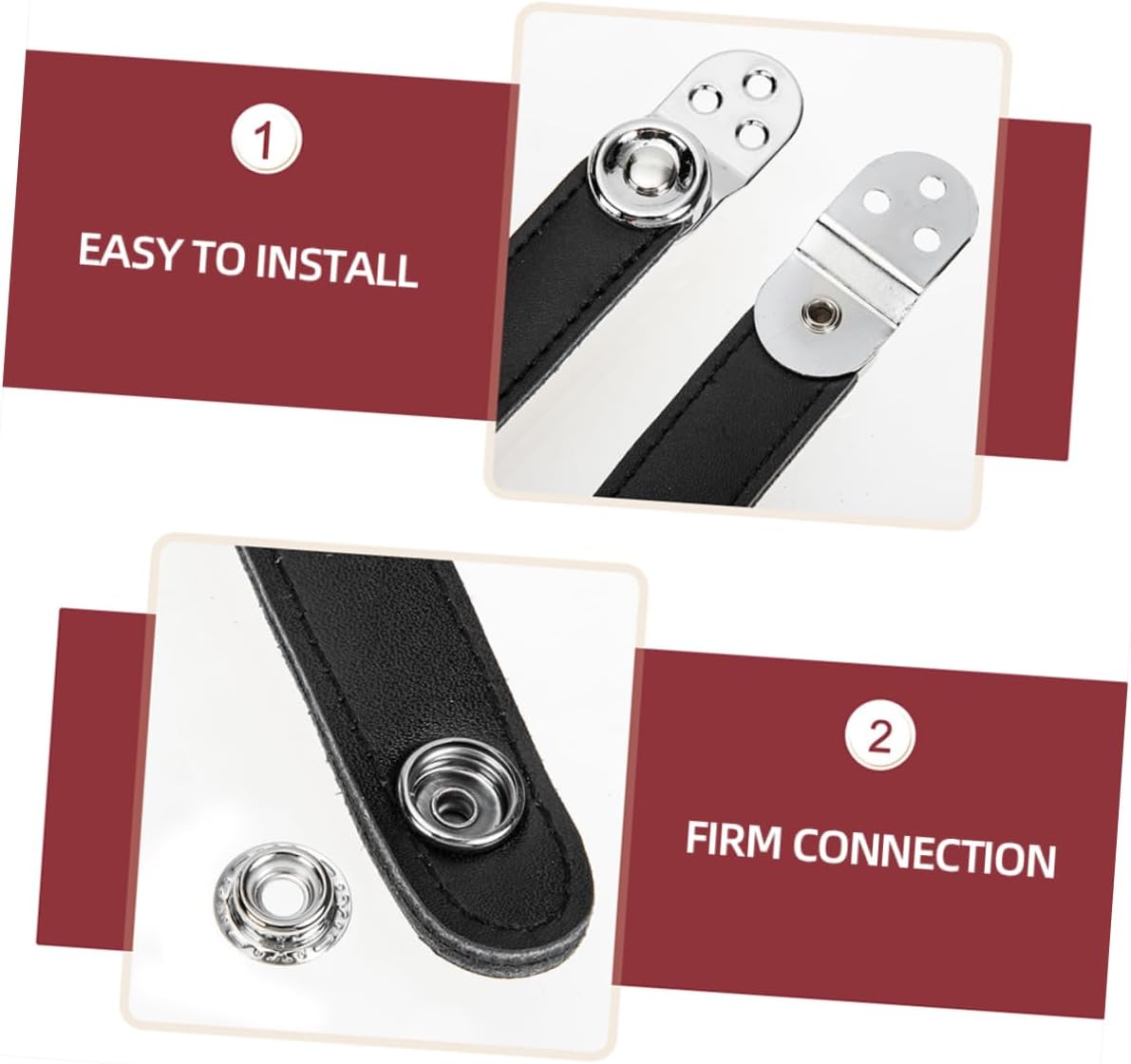 2sets Double Layer Accordion Straps Buckles Performance Music Teaching and and Easy to Install Design Included