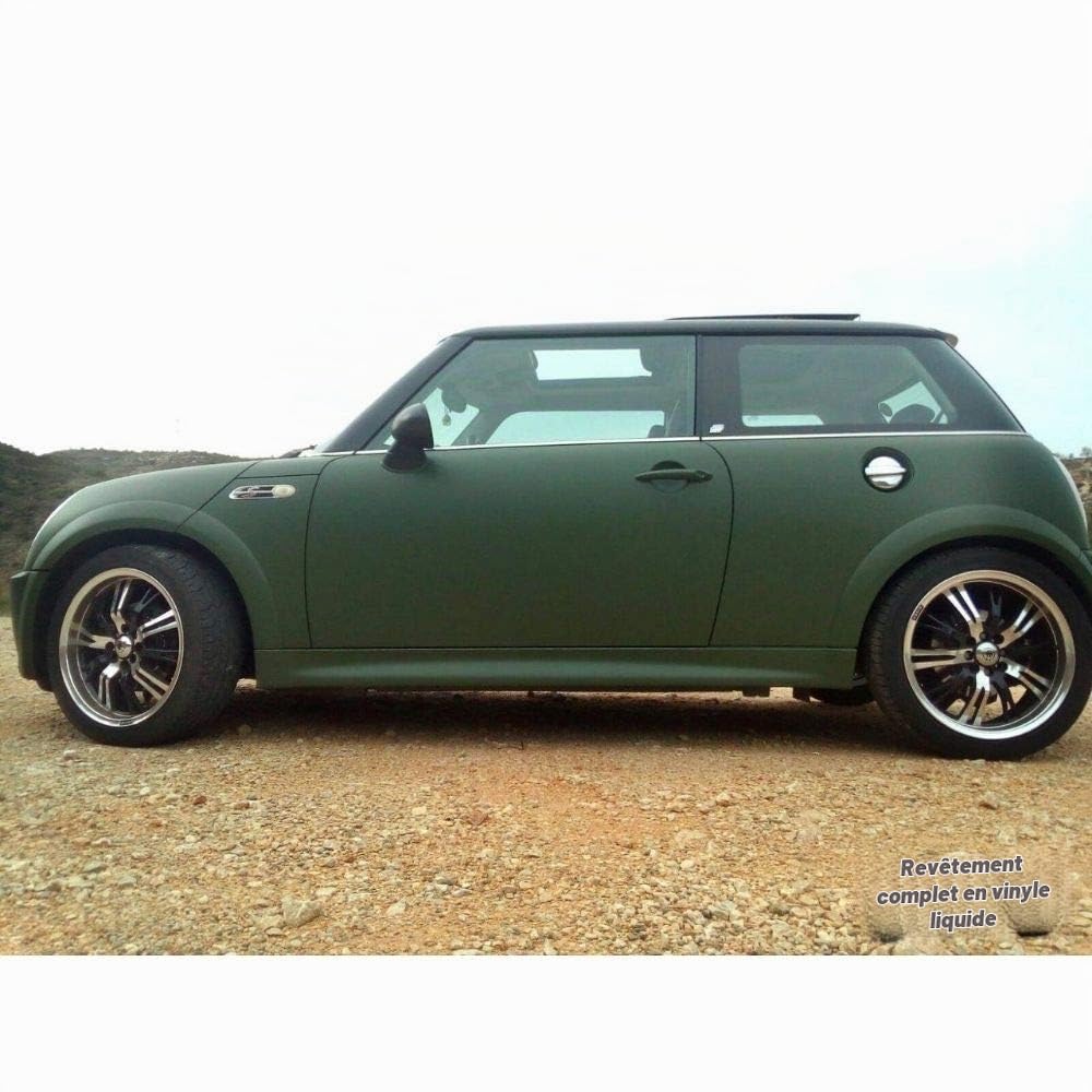AutoFullCar - Full Dip Peinture pour voiture Vert militaire Flacon 4 litres - Prêt à appliquer