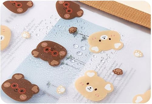 Miniatura 4 de Bolsa de documentos de dibujos animados carpetas transparentes A4 A5 maletín de papel de prueba Kawaii organizador de papel de bolsa de recibos para