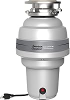 American Standard ASD-1250 1.25 HP Premium Garbage Disposal - Stainless Steel, Odor Protection, Easy 3-Bolt Install