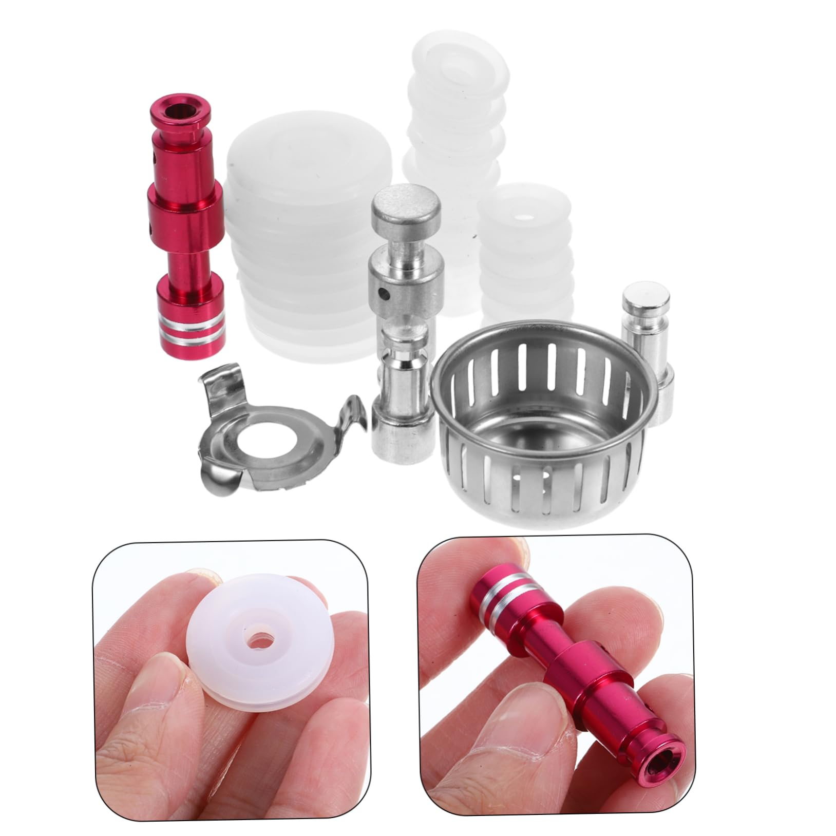 SEWACC 5 Juegos Válvulas Flotantes de para Ollas de Presión Eléctricas Accesorios para Cocción Segura y Inoxidable