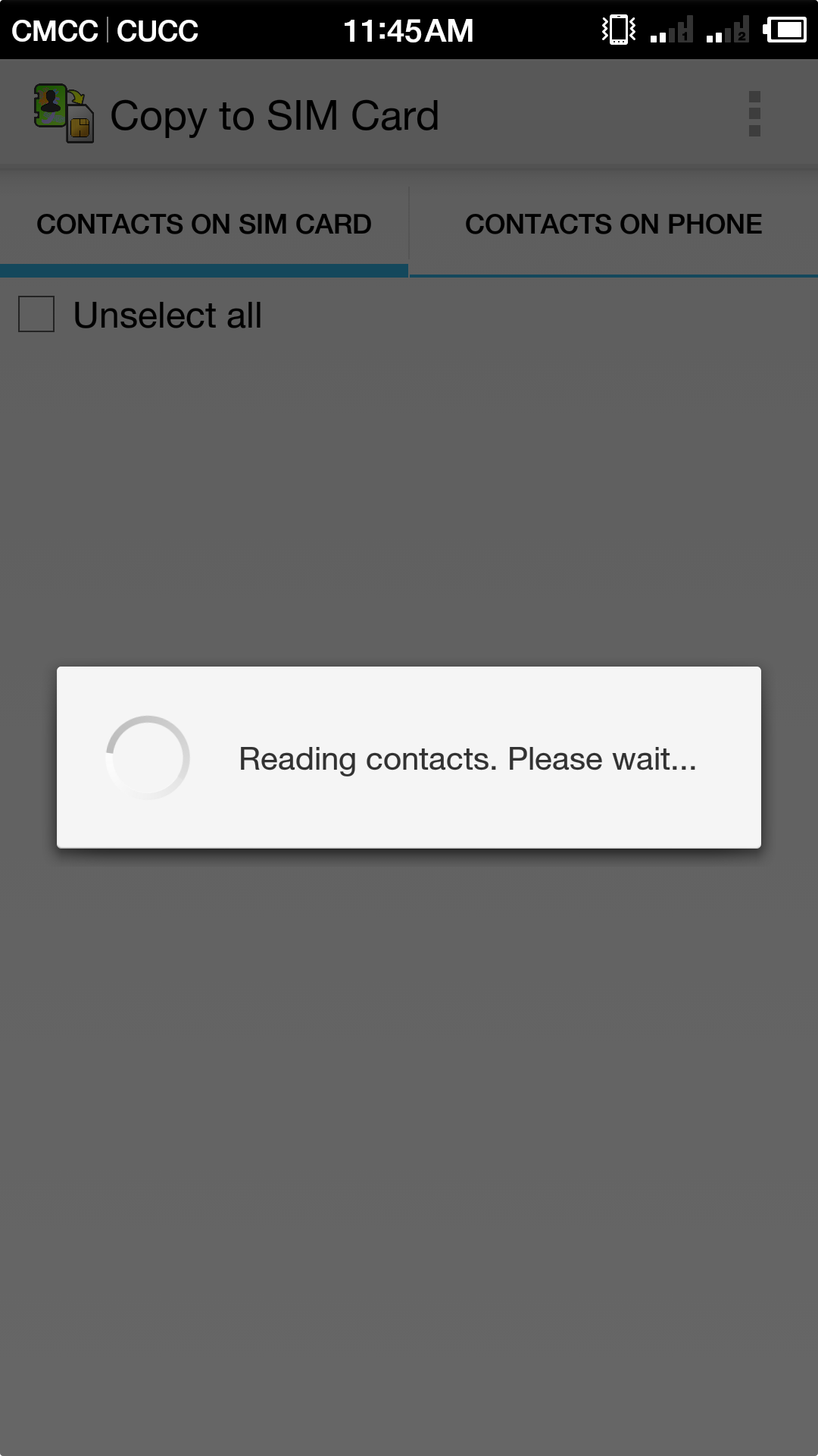 Sim Copying Copy to SIM Card - App on Amazon Appstore