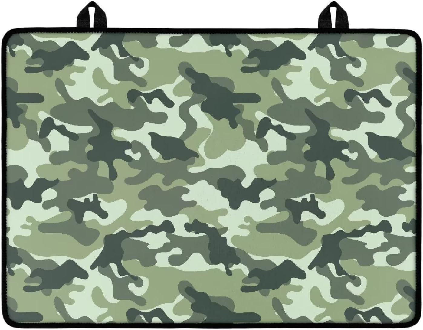 Green Hunting Camo Print Glass Stove Top Cover Anti-Slip Stove Cover for Gas Stove Foldable Cooktop Covers for Electric Ceramic Top Electric Stove Top Cover for Home Kitchen Décor