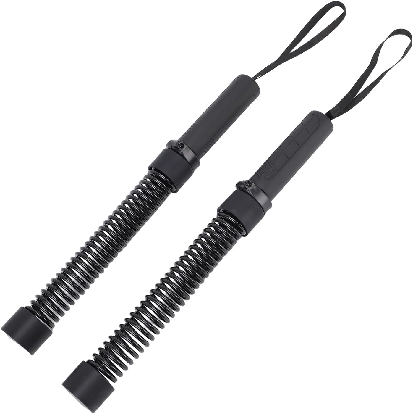 Battle Rope, 2pcs Ropeless Rope, Non Slip Handles with Anti Fall Wrist Straps, Ideal for Full Body Workout At Home Gym Office Park