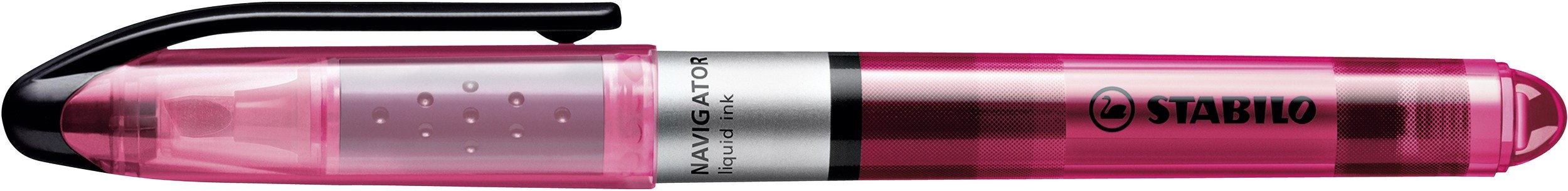 STABILO Textmarker 545/4, Navigator, Keilspitze, 1-4mm, sortiert, 4 Stück