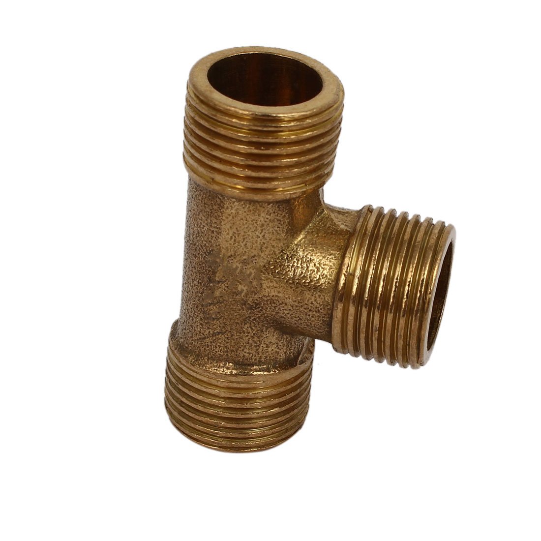 Aexit 3 / 8BSP maschio filetto in ottone T forma tubo raccordo connettori connettori 8 pezzi ID: 300586