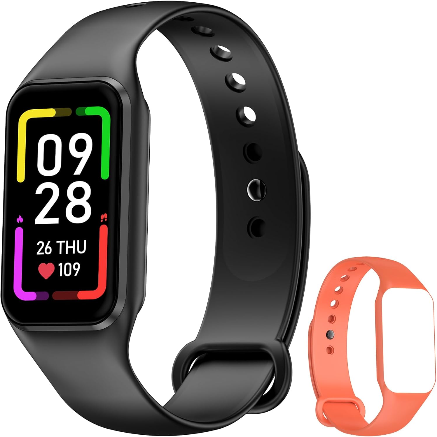 Blackview Smartwatch Donna,Orologio Fitness Cardiofrequenzimetro/SpO2/Sonno/Contapassi, Notifiche Smart Watch Activity Tracker per iOS Android(2 Cinturini) Blackview Smartwatch Donna,Orologio Fitness Cardiofrequenzimetro/SpO2/Sonno/Contapassi, Notifiche Smart Watch Activity Tracker per iOS Android(2 Cinturini)