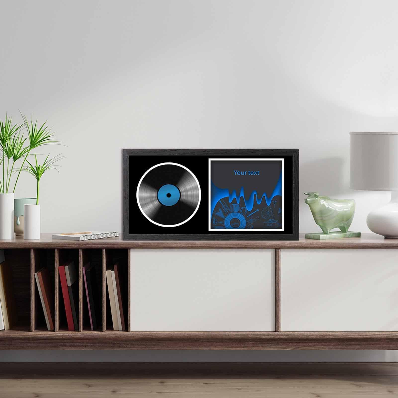 CD Frame Display Case Home Decor CD Box for Office Self Standing Living Room-image-10