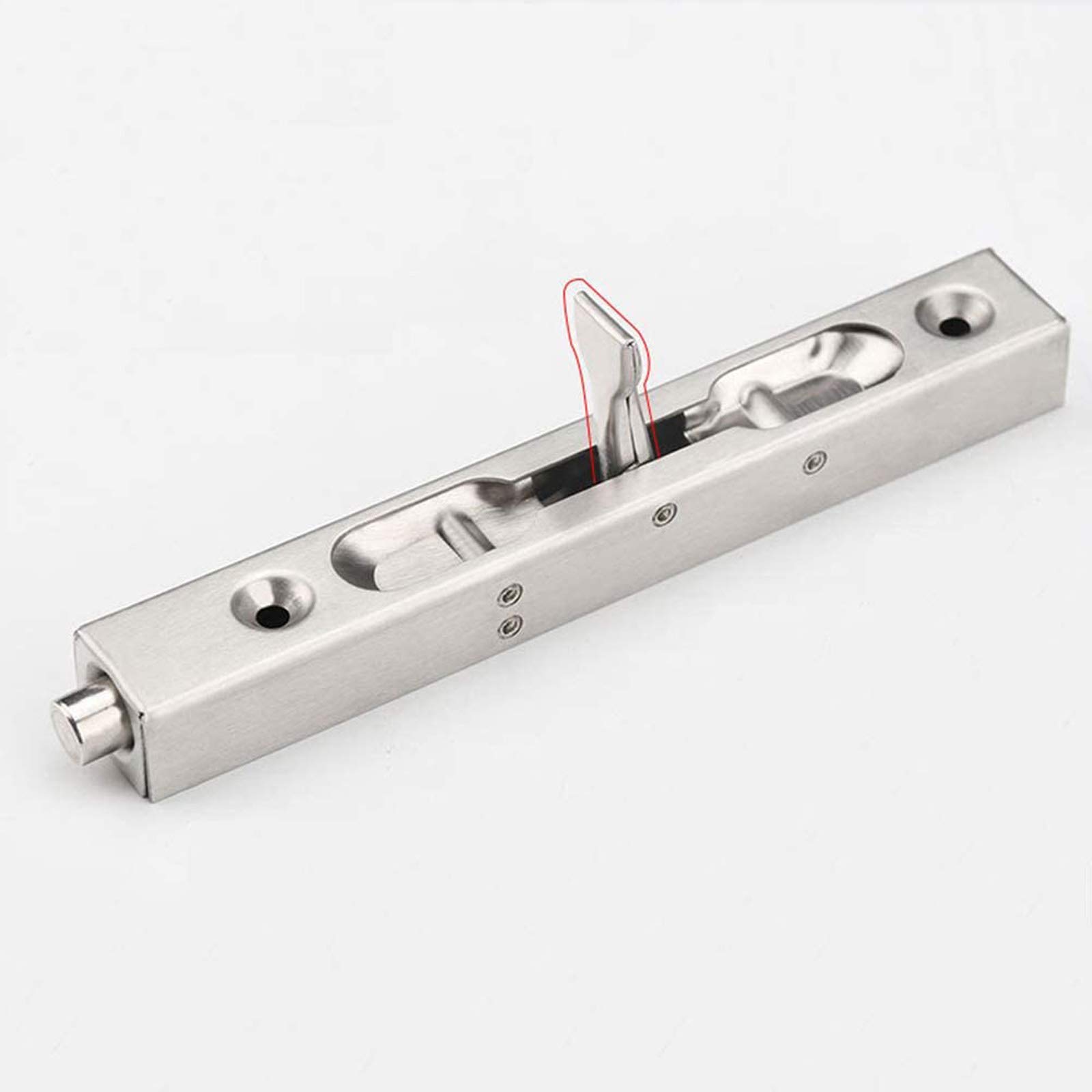 2 Pcs Door Flush Bolt - 6 Inch Concealed Security Door Lock For French Doors I4709804227