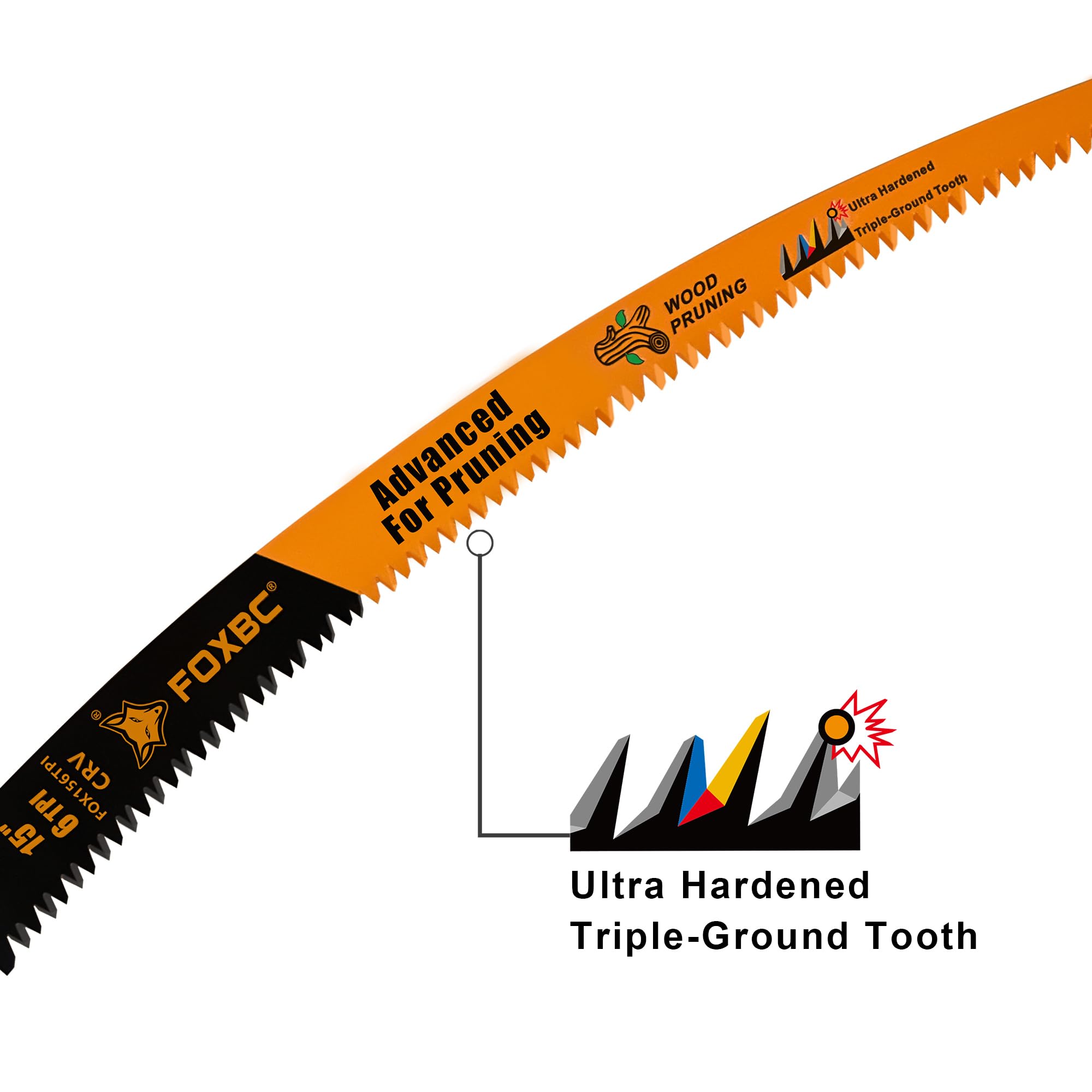 FOXBC 15" Japanese Pruning Saw Blades - 5 Pack -4