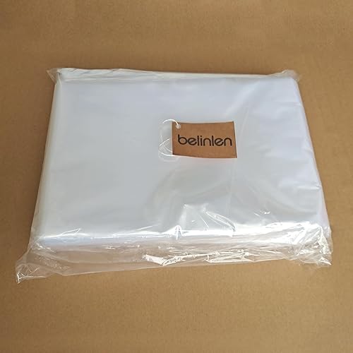Miniatura 7 de Paquete de 50 bolsas de plástico extralargas de 72 pulgadas para ropa, a prueba de polvo, fundas de plástico transparente para colgar ropa, bolsas