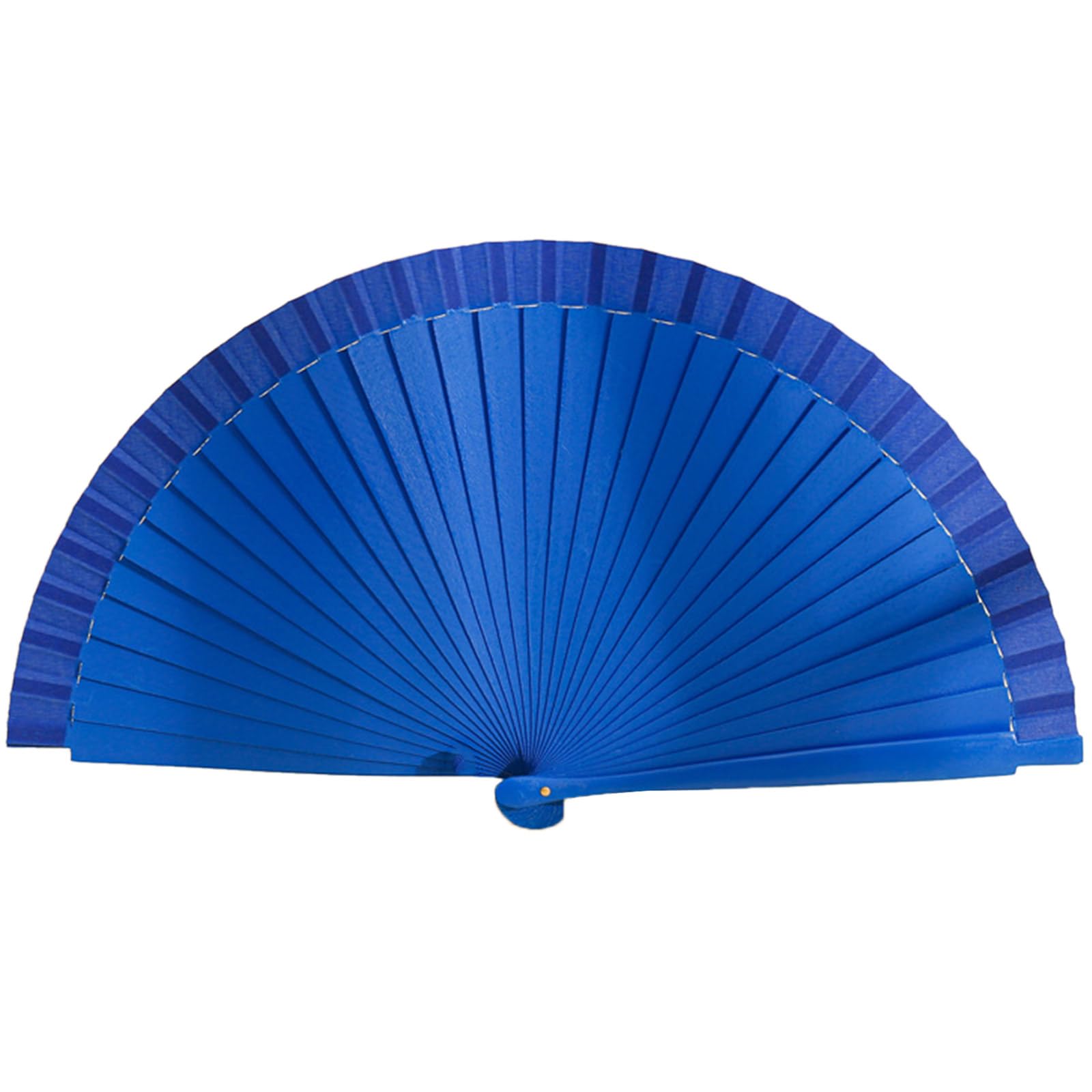X-Institute Vintage Wooden Hand Fan Wedding Dance Solid Color Plain Folding Fan Elegant Handhelds Dancing Show Performances Spanish Fan