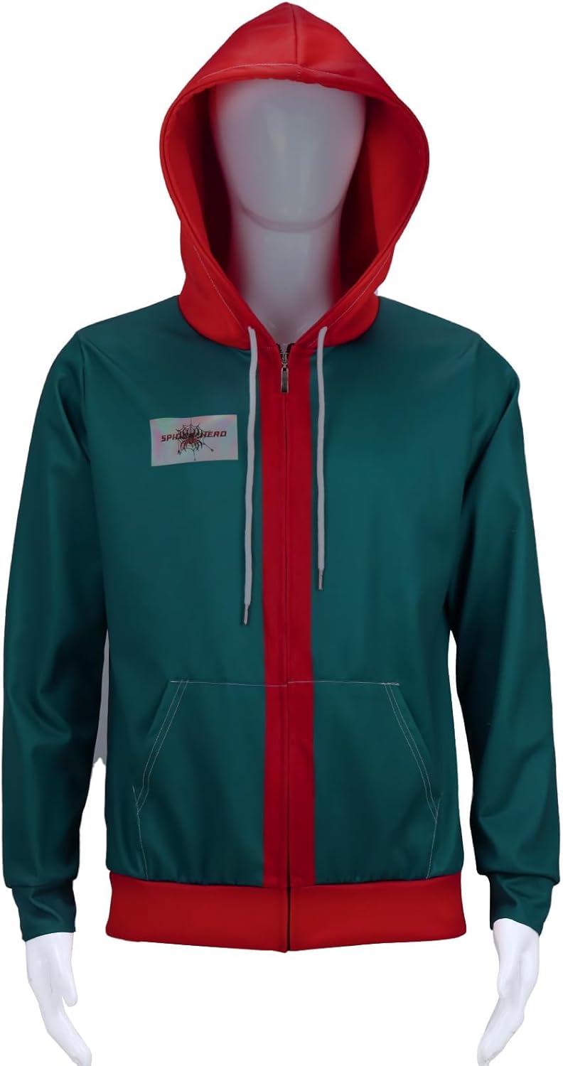 Spider Costume for Adult and Kids, Superhero Zip-Up Hoodie, Jacket Cosplay Costume - Image 5