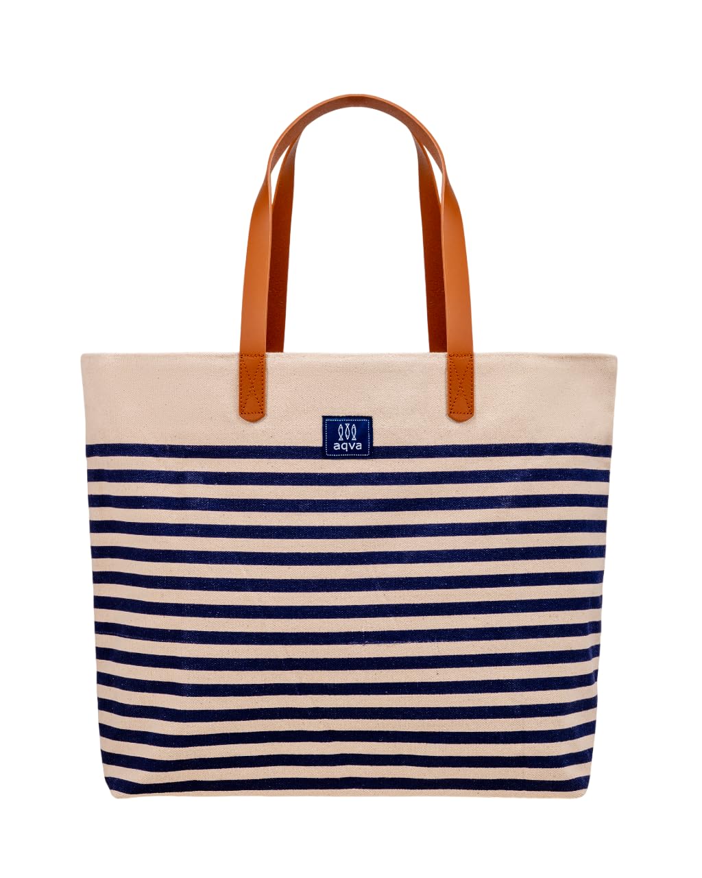 AQVA Cotton Canvas Tote Bag for Women & Men - Shoulder Bag with Inner Zip Pocket - Canvas Handbag for Grocery, Shopping, T... - Review, Price and Buying Guide