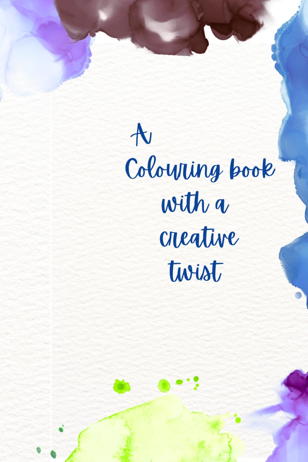A Colouring book with a creative twist